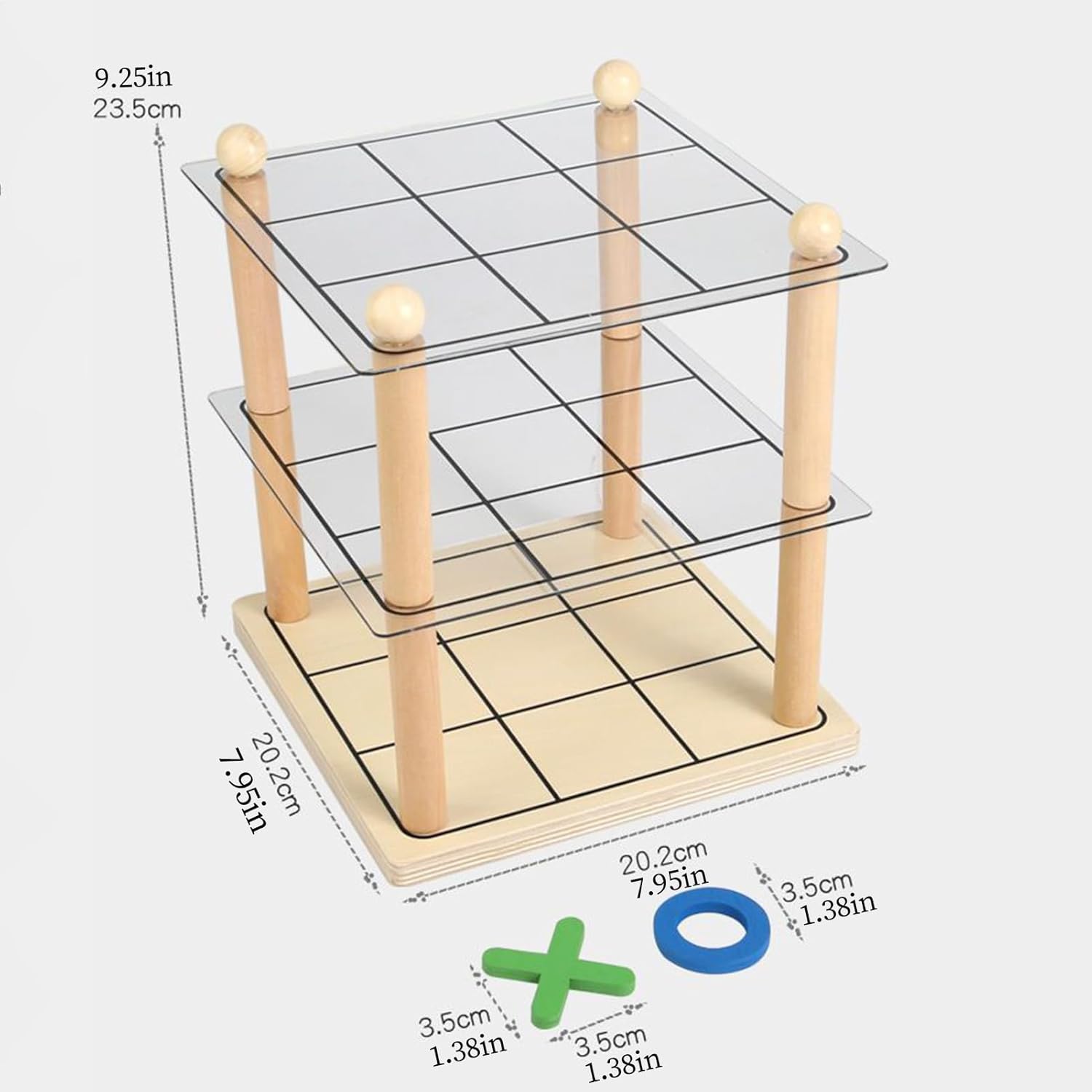 Classic Board Games - 3D Educational Strategic Activities | Adults Fun Row Connect Table Games - for Kids Adults Children Family Party School Travel Classroom Reunion Indoor
