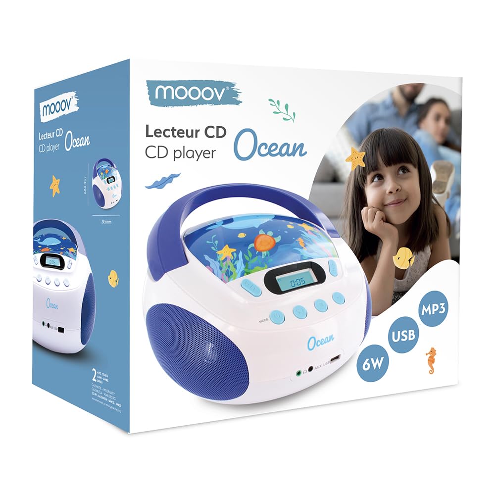 Metronic Gulli przenośne radio/odtwarzacz CD/MP3