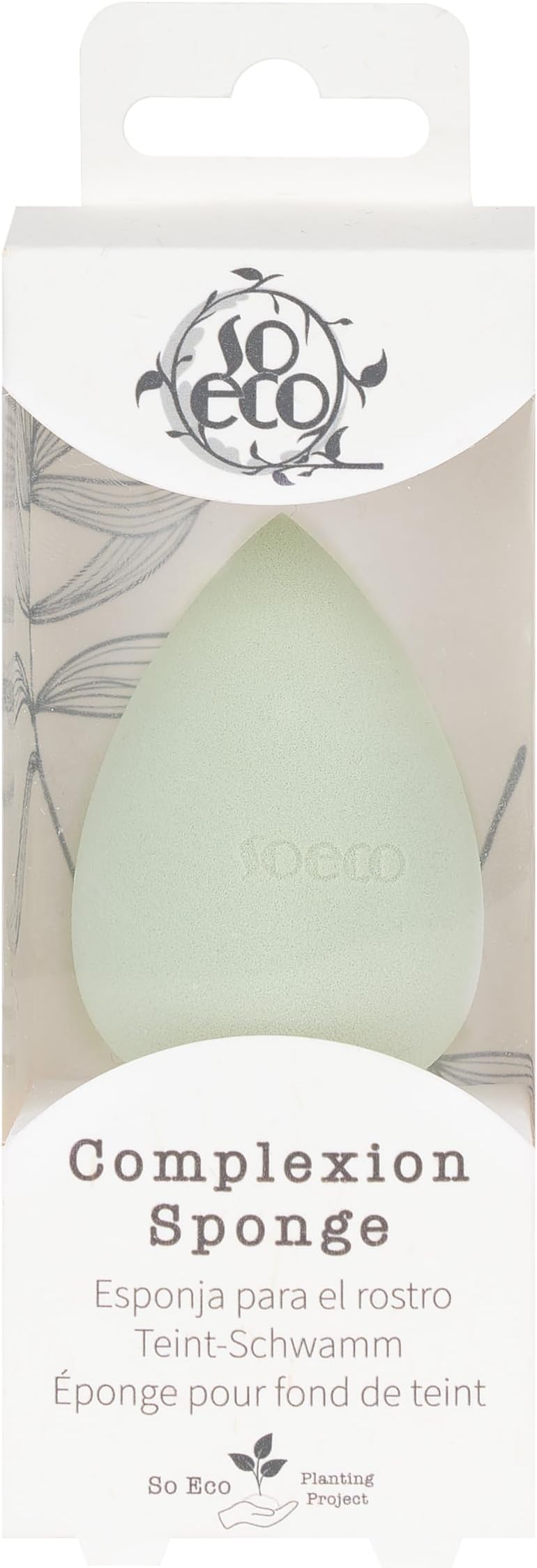 Complexion Sponge – Latex-Free Makeup Sponge with Tapered Edge, Soft & Bouncy for Streak-Free Application of Liquid & Cream Products, Vegan & Cruelty-Free