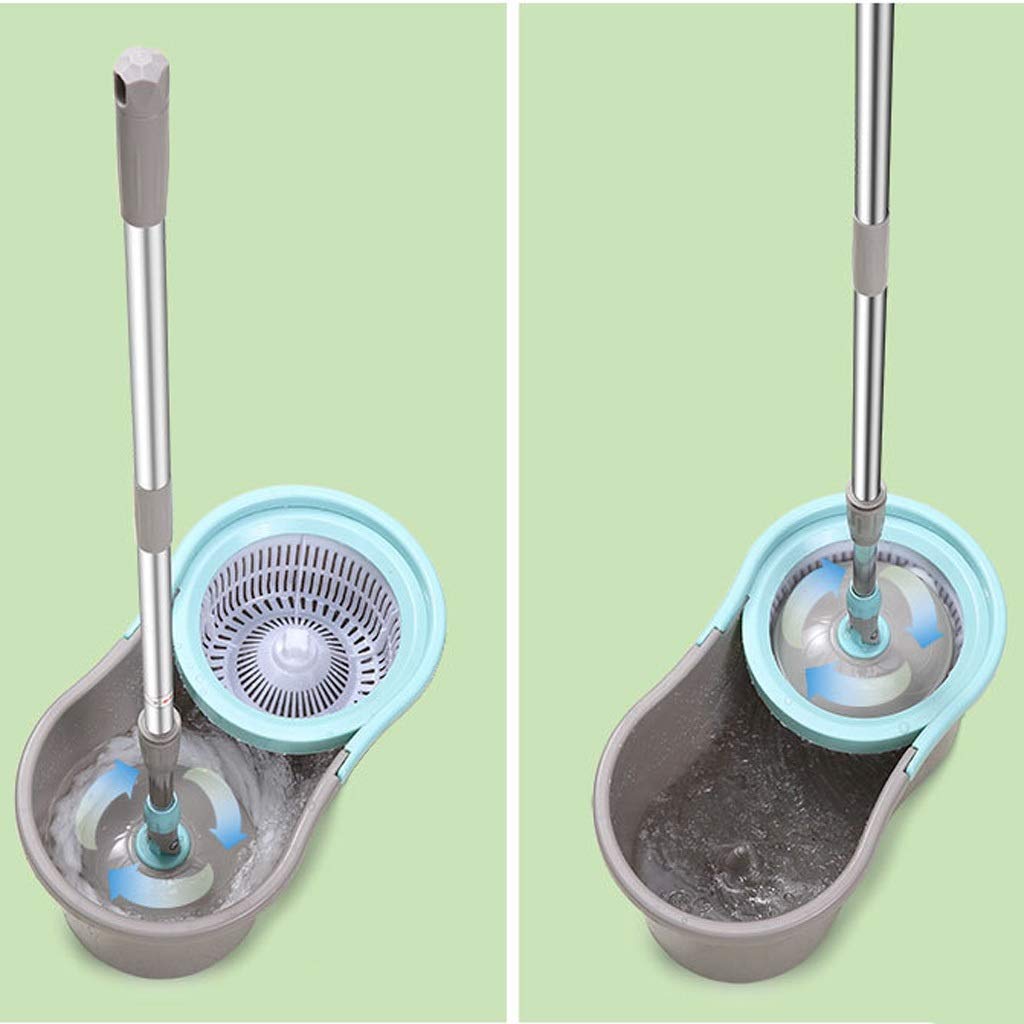 Cabezal Giratorio 360, Cabezal Giratorio de Microfibra para fregona de Suelo para ama de Llaves, fregona para Limpieza de Suelos del hogar Vision