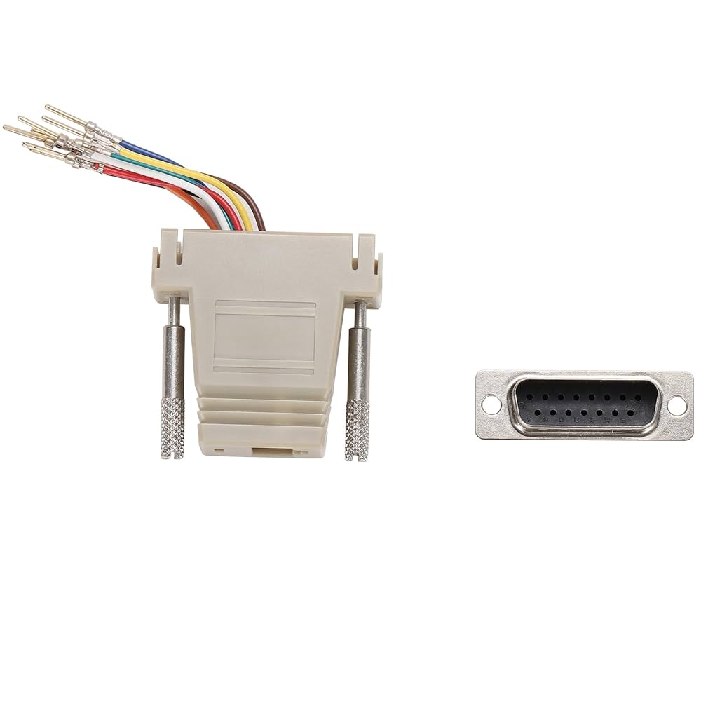 Amazon.com: ANMBEST 10PCS DB15 Male Ethernet Adapter, 15 Pin