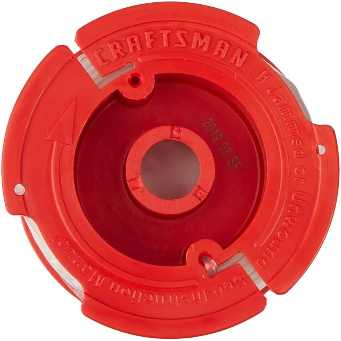 CRAFTSMAN String Trimmer Line, Weed Eater String, 0.065- Inch, 30-Feet of Replacement Spool, 3-Pack Spools (CMZST0653)