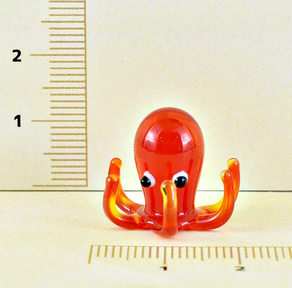 Amazon.co.jp: かわいい 手作り ガラス細工 タコ CNSWK264