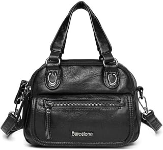 Mini Boy Yıkama Deri Elden Tutmalı Kadın Çantası 21-K Barcelona 1933