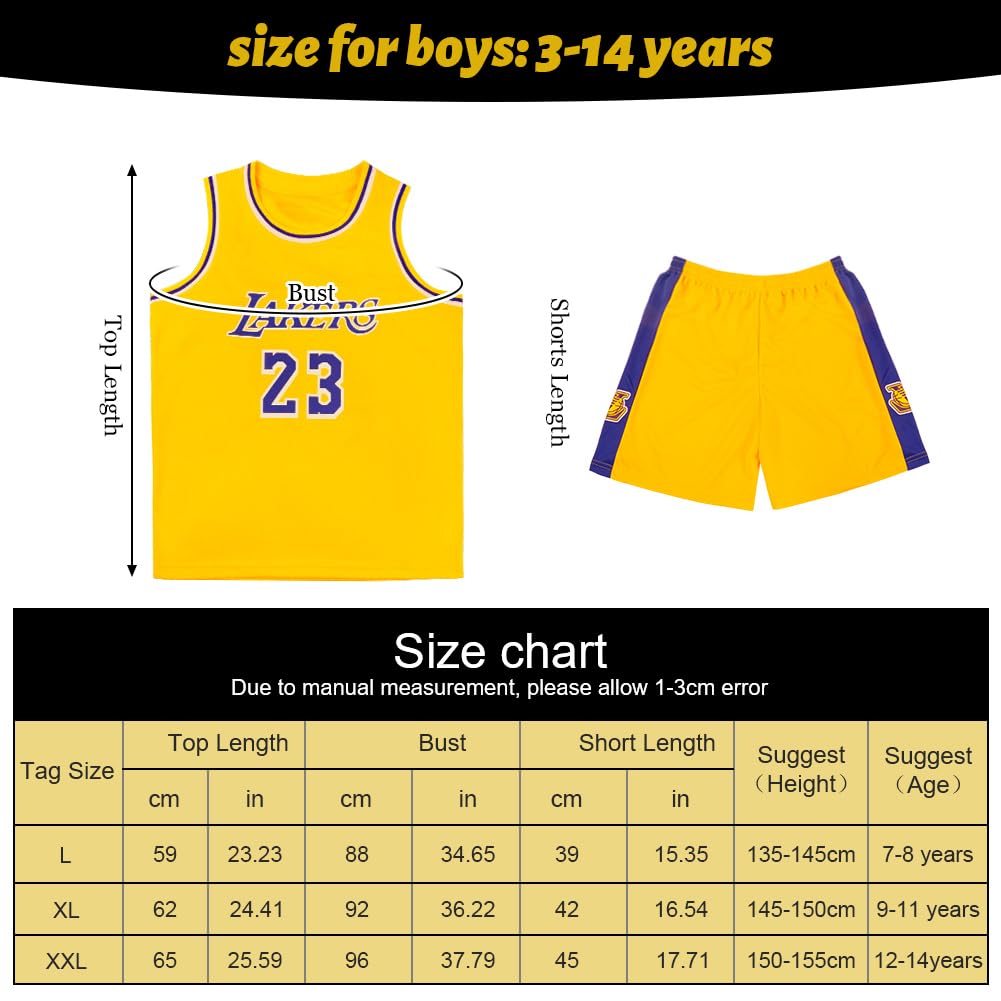 BSBUY Completo Basket Bambino, 2 Pezzi Senza Maniche Maglia Basket Bambino, Magliette e Pantaloncini da Basket, Completo Pallacanestro Ragazzo - 3