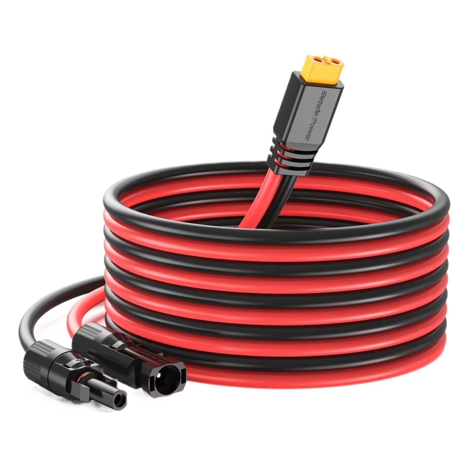 Wtyczka i gniazda z kablami, kabel solarny na XT60, przedłużacz do ładowania, 12 AWG, 10 stóp, wtyczka solarna na XT60 kabel adaptera do panelu słonecznego na baterię LiFePO4