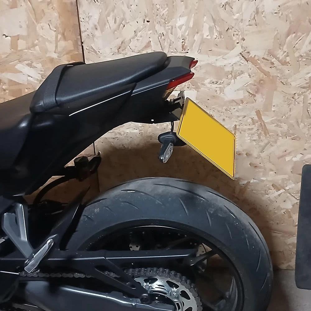 Portamatrículas Moto para Yamaha para MT-09 SP MT09 2024 2025 Soporte De Matrícula para Guardabarros Trasero De Motocicleta