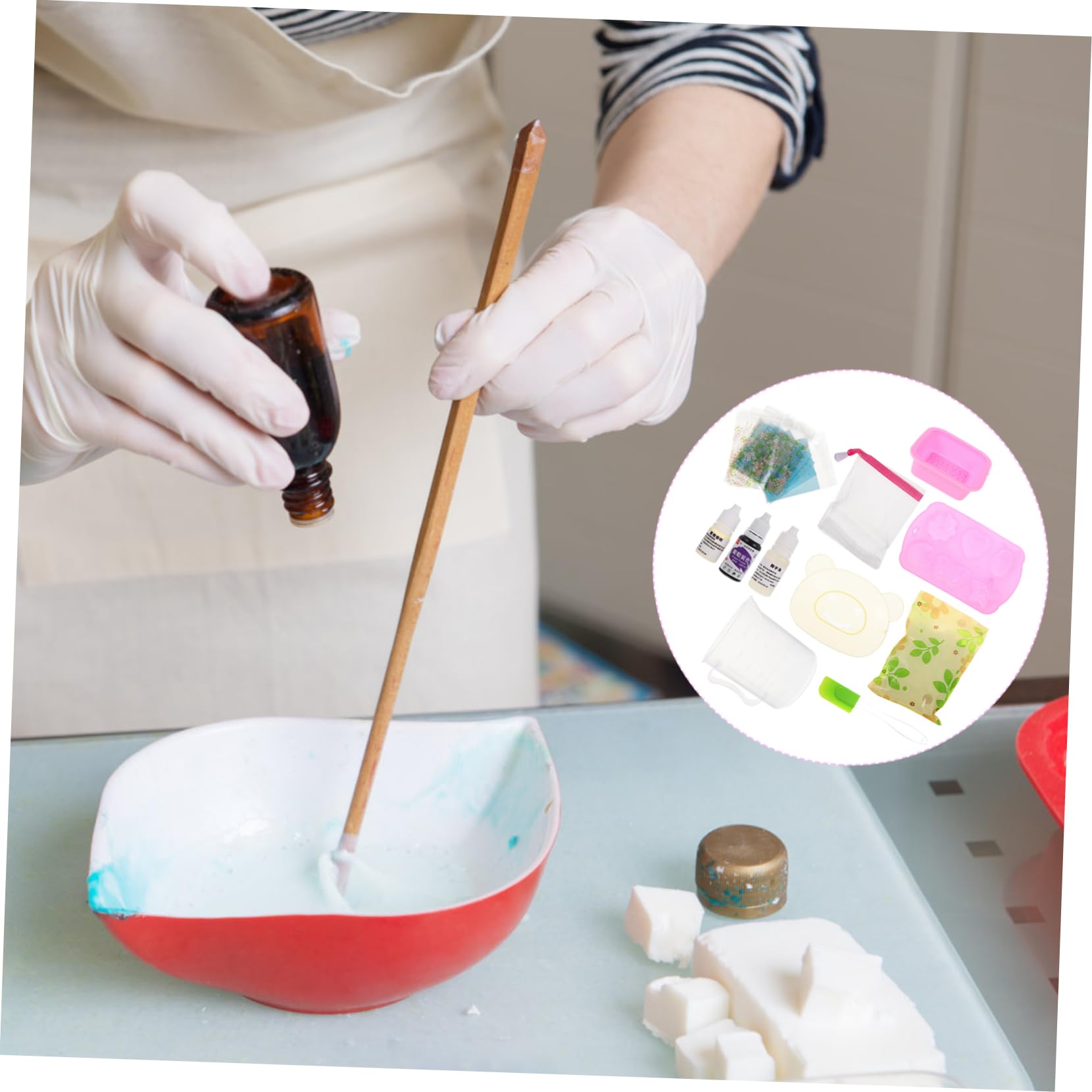 Kit de Jabón Artesanal DIY para Principiantes 1 Juego