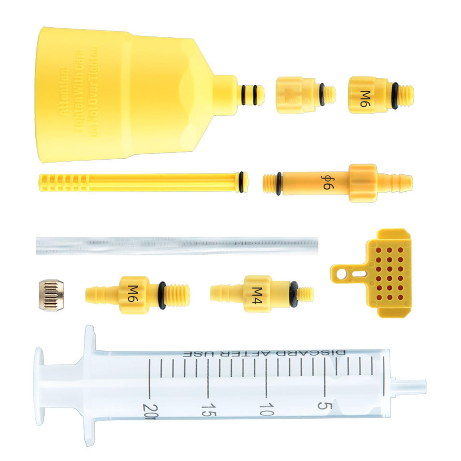 Kit di spurgo Freni per Biciclette, Strumento per spurgo Freni a Disco Idraulici, Kit di spurgo Olio Freni a Disco Idraulici per Bici da Corsa, Facili da Usare