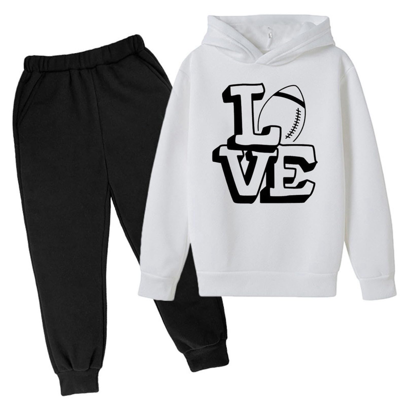 Sweat Capuche Blanc New Look Fille 10-11 Ans + Cropped 9 Ans - Bon État