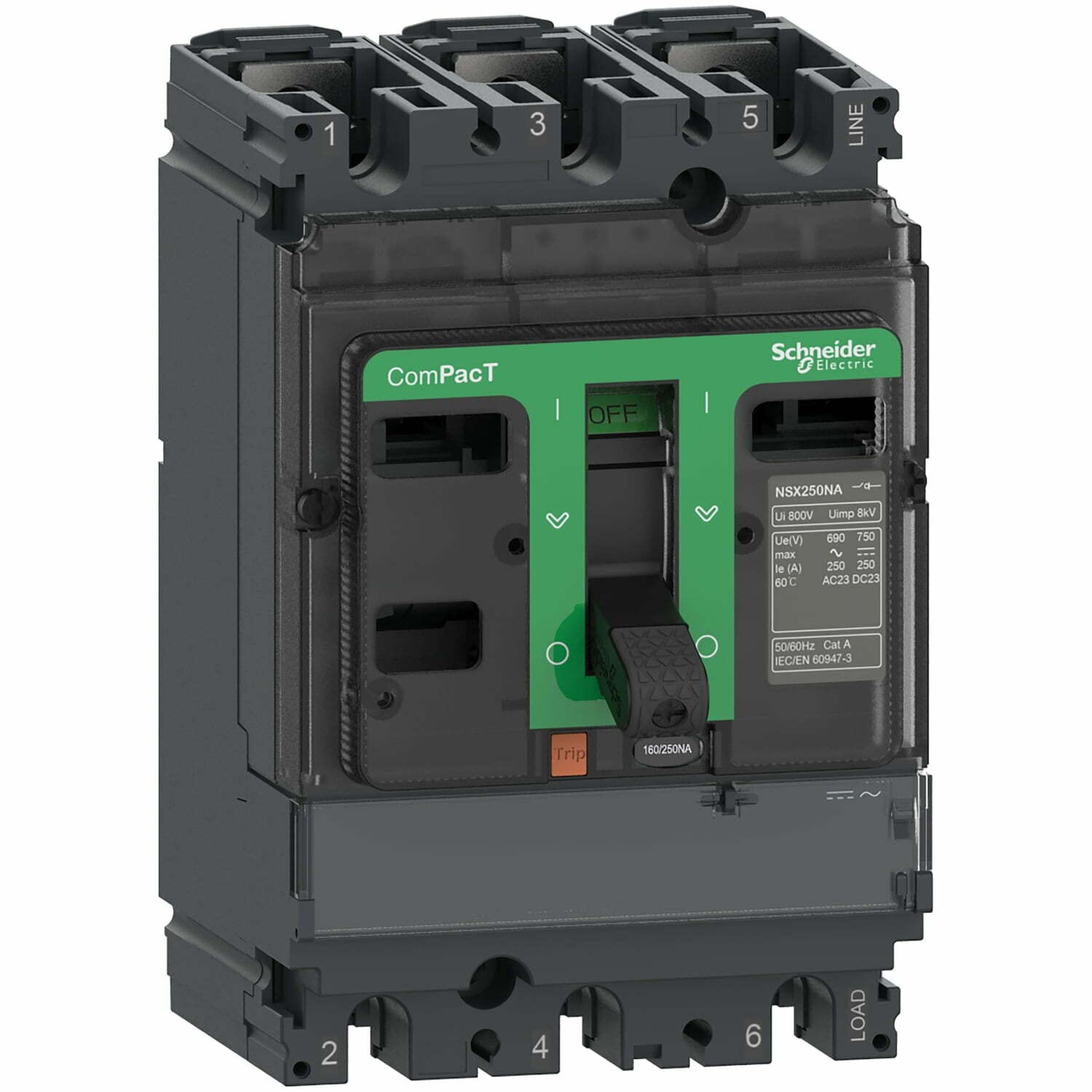 Schneider Electric Interruttore NSX100NA AC 3P 100A marca