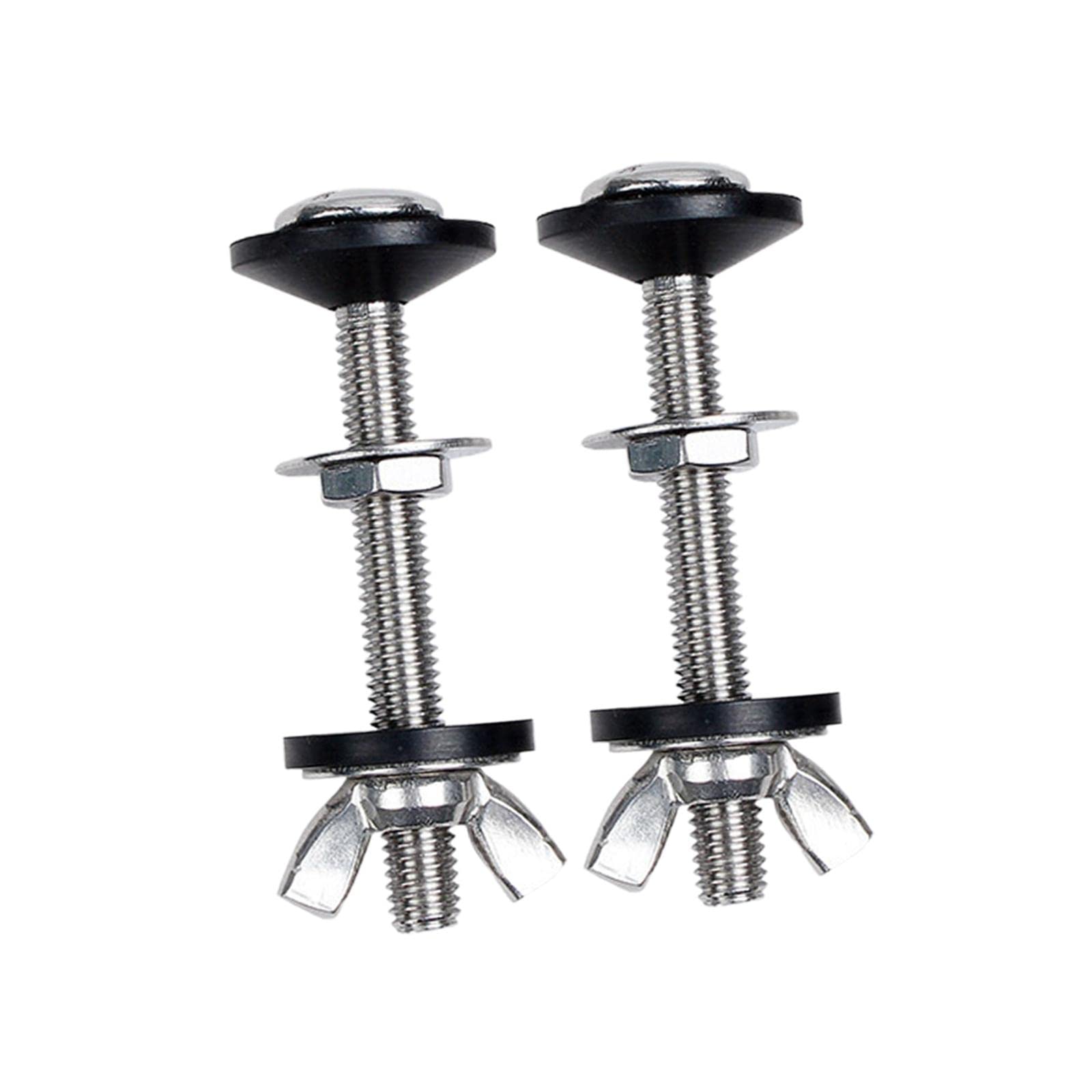UJEAVETTE 2 Pieces Toilet Tank to Bowl Bolts Sealing Gasket Hardware Stainless Steel StyleA-picture-17