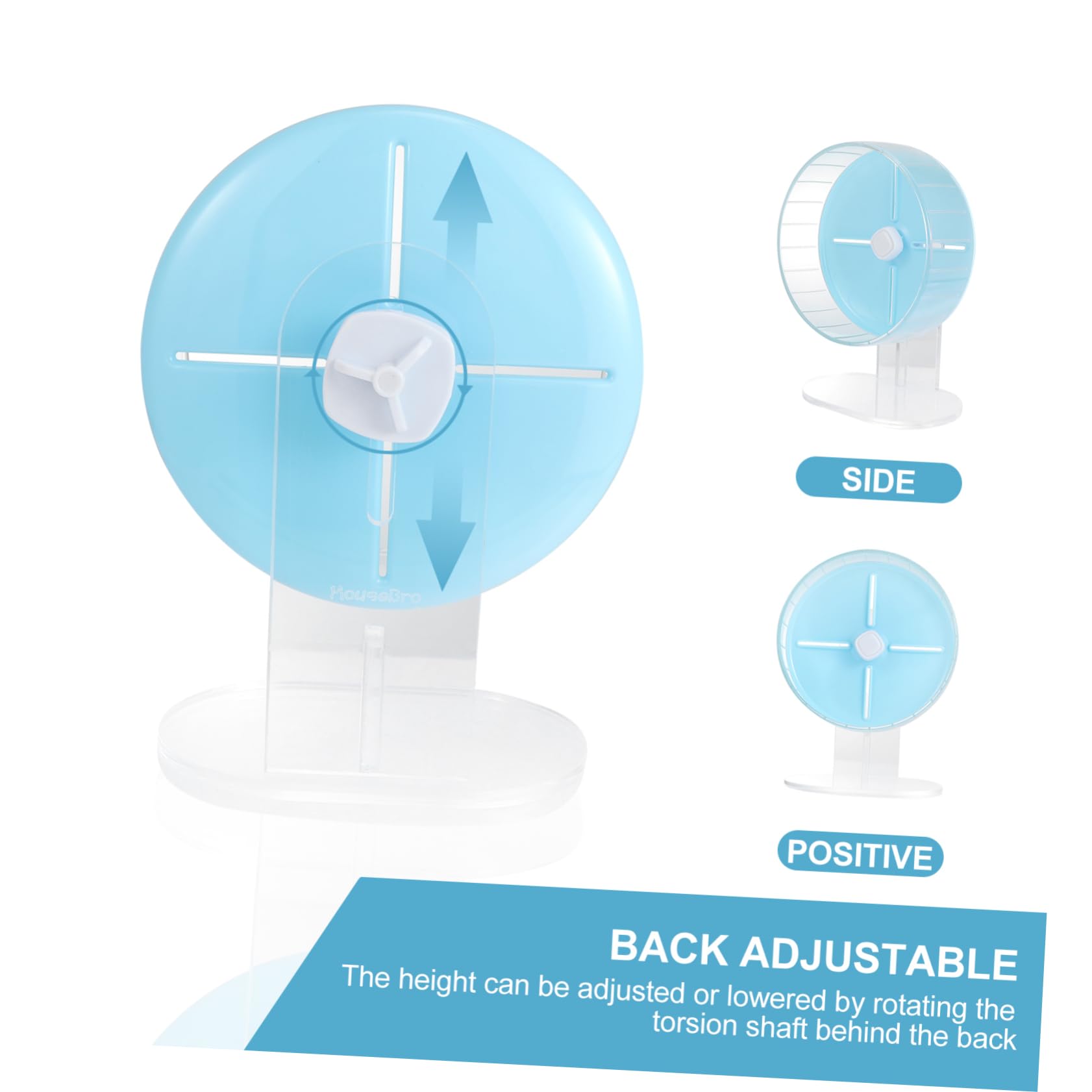 Jouet Dexercice De 20 Cm avec Support Et Roue De Jogging Silencieuse pour Animaux De Compagnie Hamster Écureuil Souris