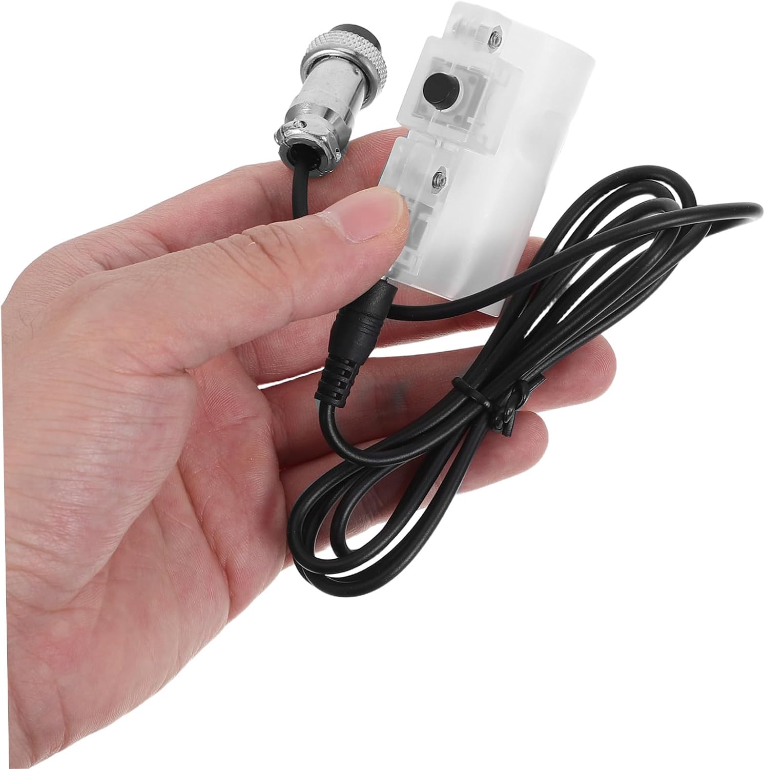 Manual Switch for Glue Dispenser 3-core Plastic Hand Button Accessory | 125.00x4.50x3.00cm Size, Portable Manual Control, Non-slip Wear-resistant Construction for Industrial and Commercial