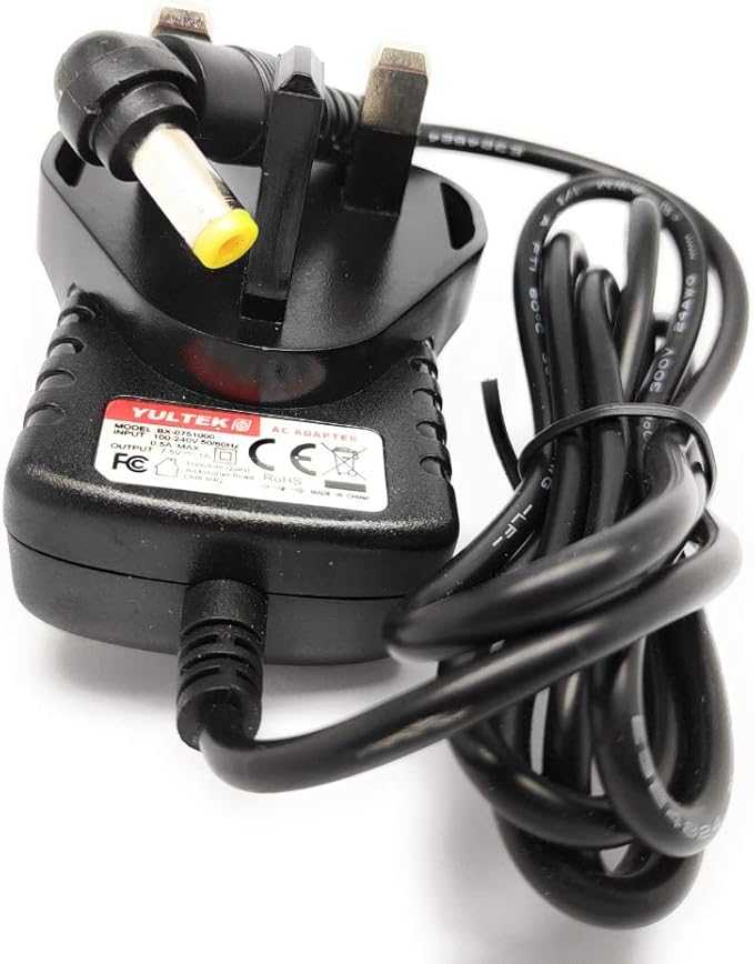 7.5v power supply adapter for ASDA ONN DAB Radio Model No ODABR01