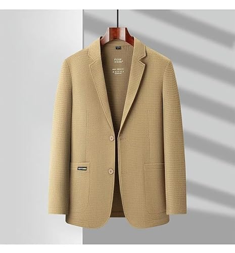 Terno de verão masculino formal para negócios casual masculino, Cinza, GG