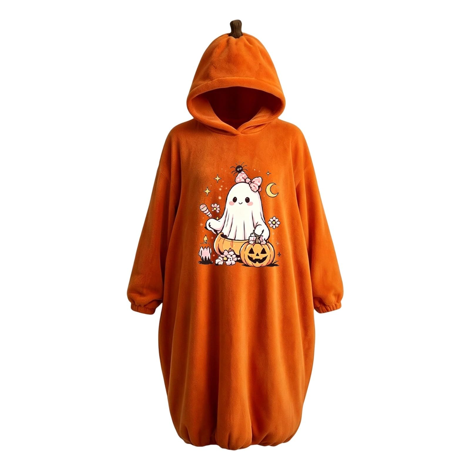Generisch Halloween Mädchen Kostüm - Modisches Lässiges Kapuzenkleid Mit Langen Ärmeln