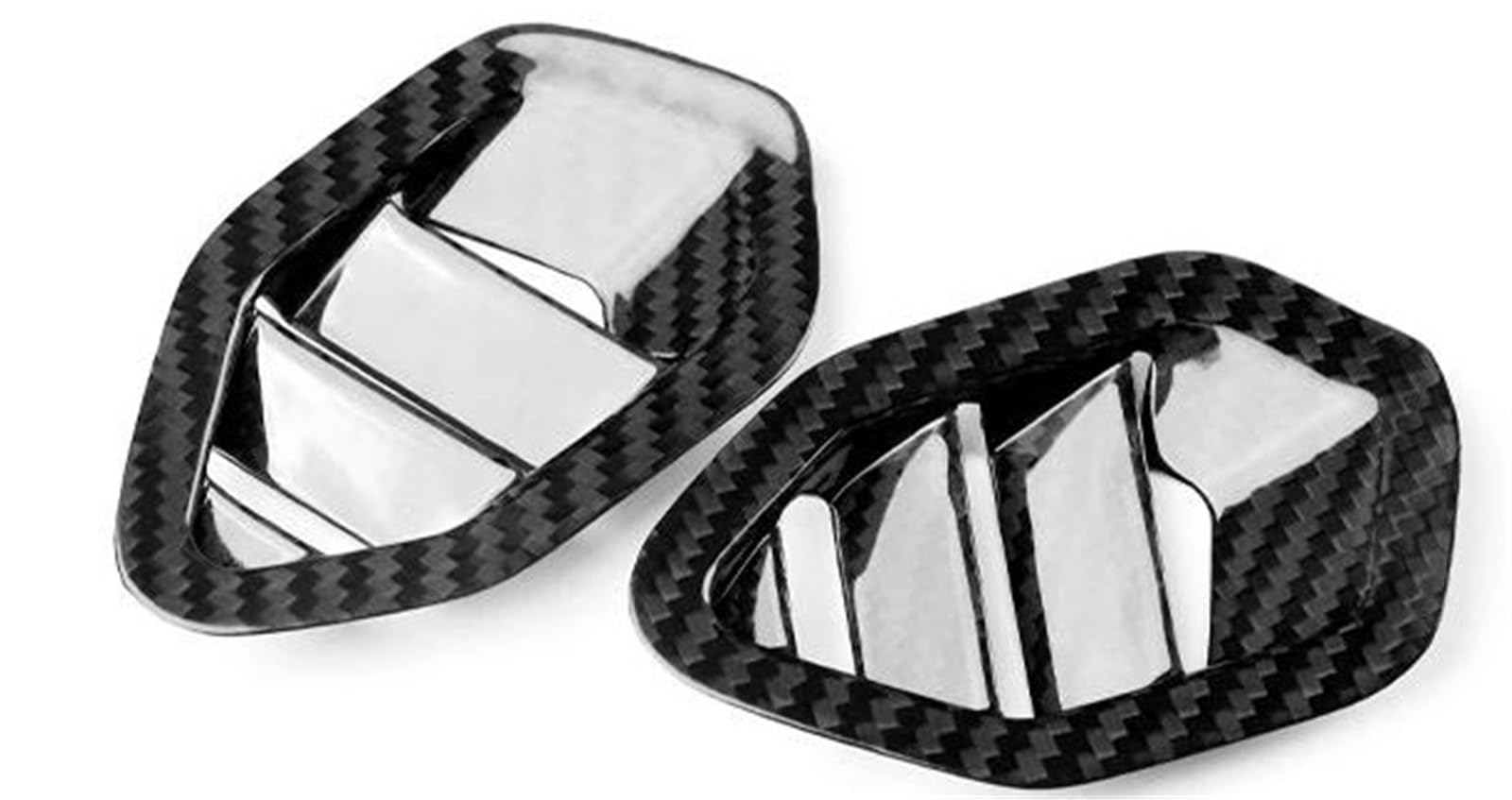 Pypfqumqgr Black Real Hard Carbon Fiber Cover For Toyota Gr86 2021 2022 2023 2024 Dashboard Side Air Vent Sticker Lhd Rhd(Black)