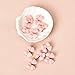 Mini Pink Bow Clip for Hair Barrettes Girls Cute Jelly Hair Bow Barrettes Small Bowknot Hair Clip Side Pins for Hair Bows for Women Resin Hair Accessories for Kids 10 Piece Hair Bow Hairpin