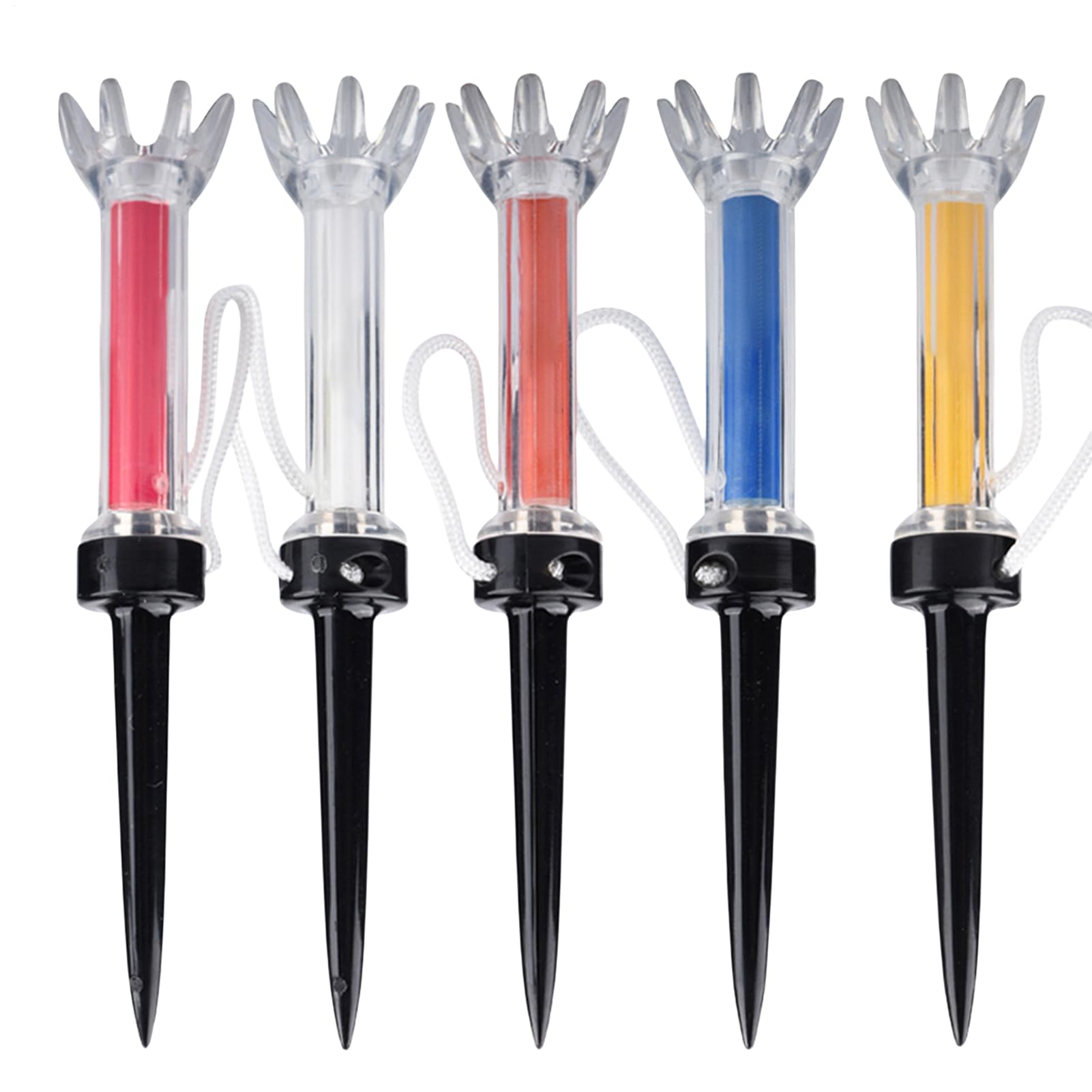Golf Ball Tees Rope Connection, Magnetic, 360-Degree Bounce Design