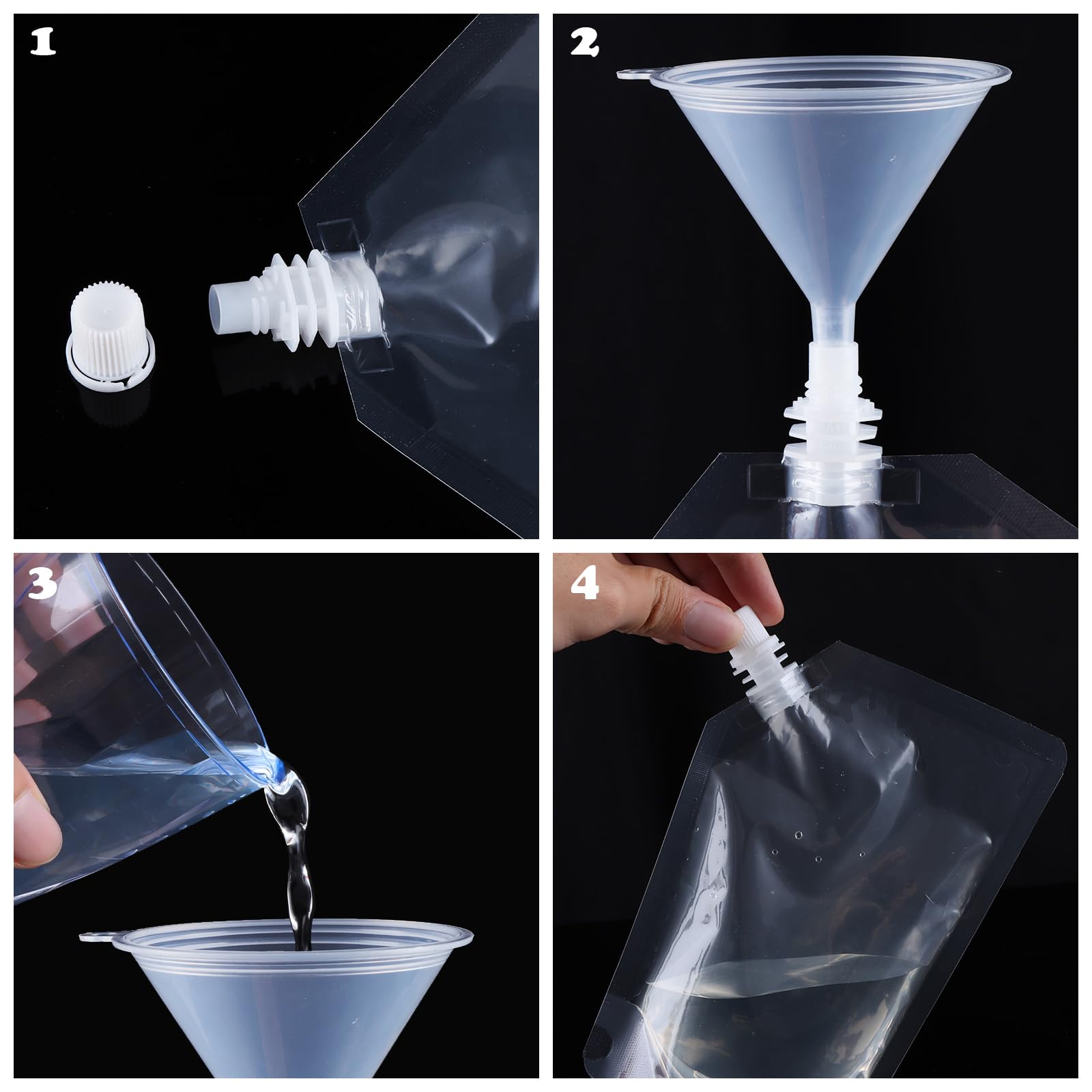 Lot De 10 Pochettes En Plastique Transparent Format A4. Double Poche