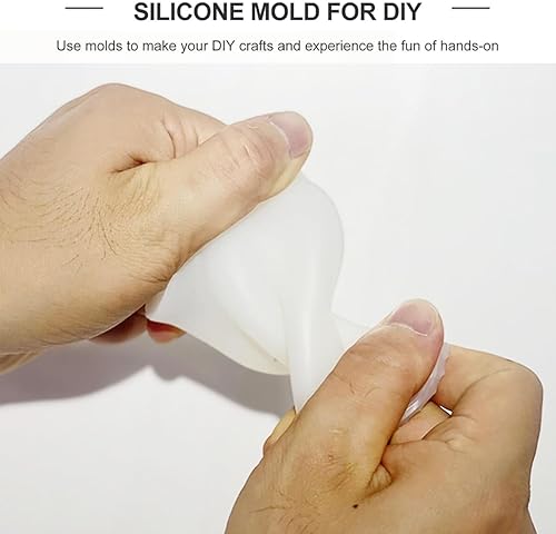 Miniatura 8 de Moldes de silicona de cuerpo humano para resina epoxi, paquete de 2 moldes de resina minimalista modernos, moldes de silicona para resina epoxi