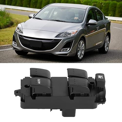 Miniatura 4 de Fydun Interruptor de elevalunas eléctrico BP1E-66-350 Interruptor de control de la ventana del lado del conductor del coche para 3 2004-2010