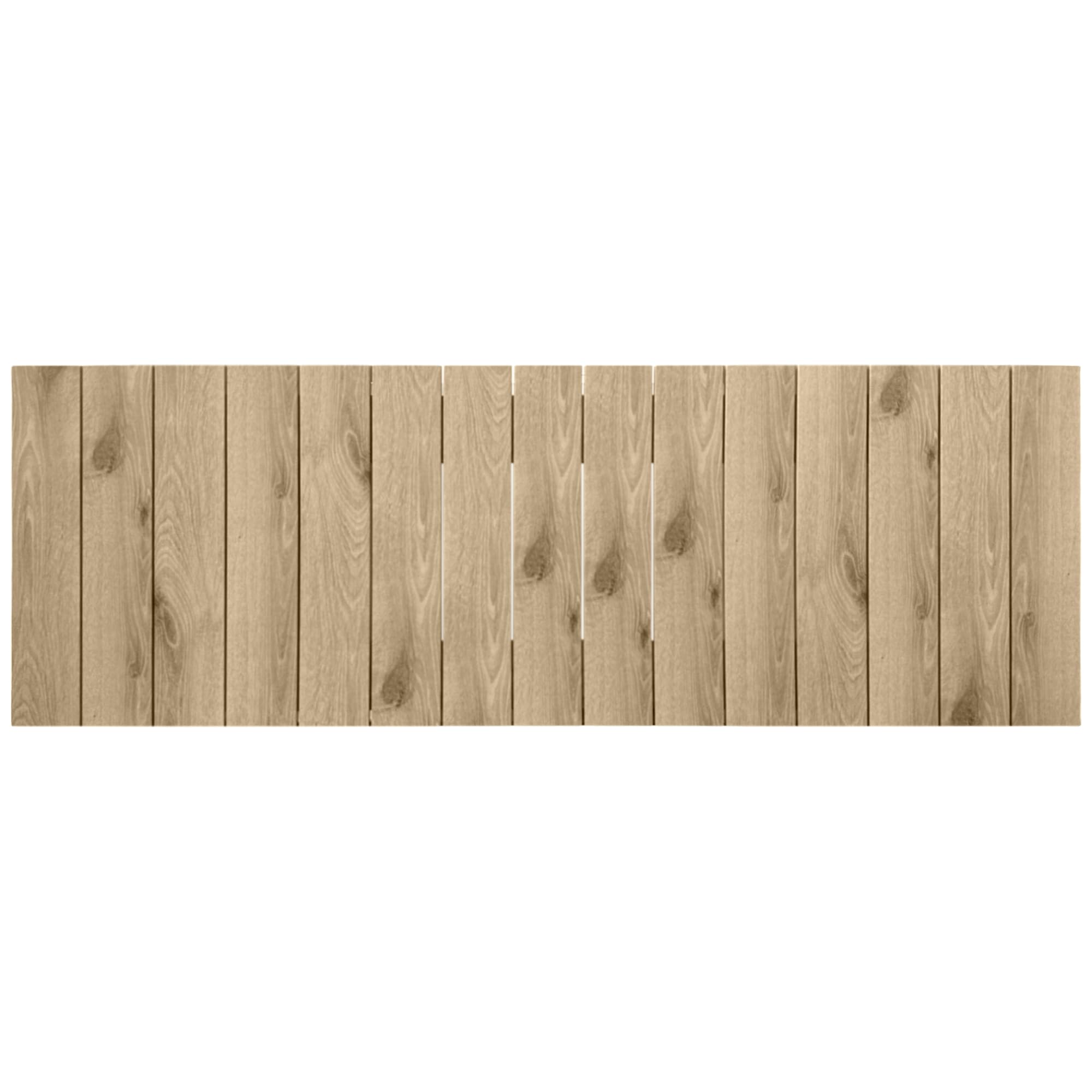 DHOME Cabecero de Madera reciclada DM Vertical Cama Palets 135cm