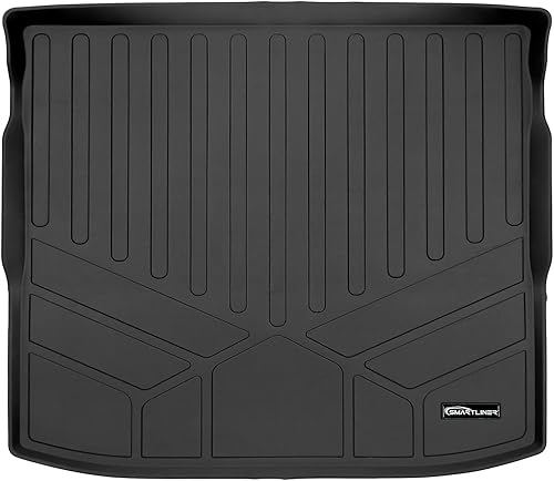 Miniatura 27 de SMARTLINER Alfombrillas de suelo de ajuste personalizado, 3 filas y forro de carga detrás de la tercera fila, color negro, compatibles con