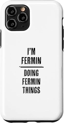 Vista 31 de iPhone 12/12 Pro I'm FERMIN - Doing FERMIN Things Funny - First Name - Case