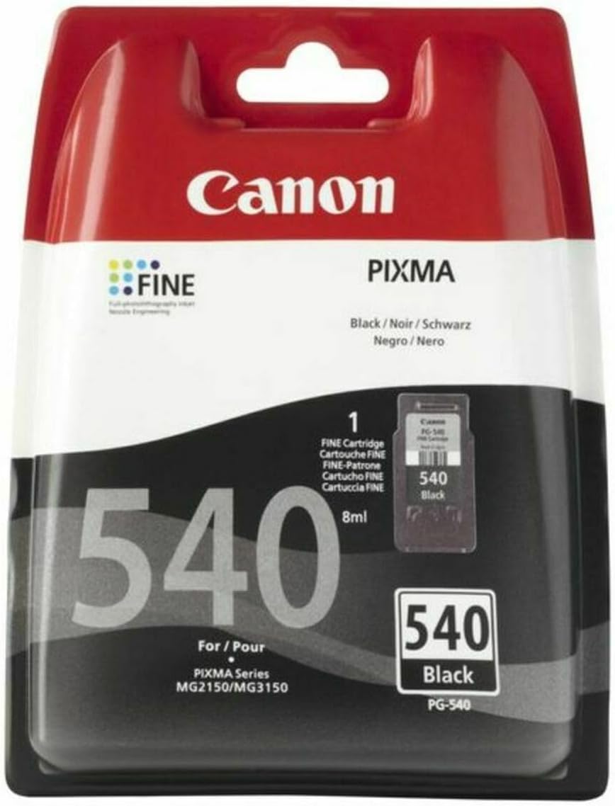 Canon PG-540 Black Cartridge (Carton Packaging)