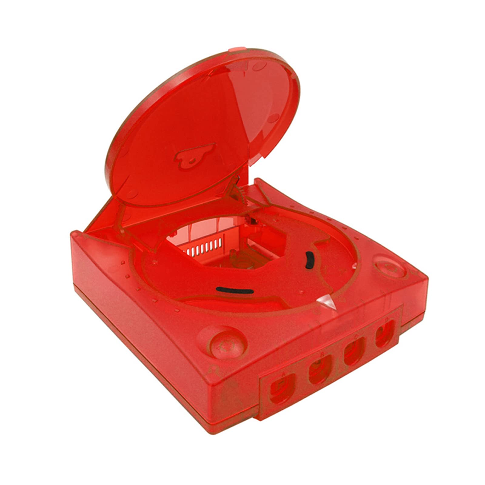 Alloggiamento di ricambio Shell Traslucido Custodia per Box Trasparente Retro Videogiochi Console Parti di Riparazione per Console di Gioco Box