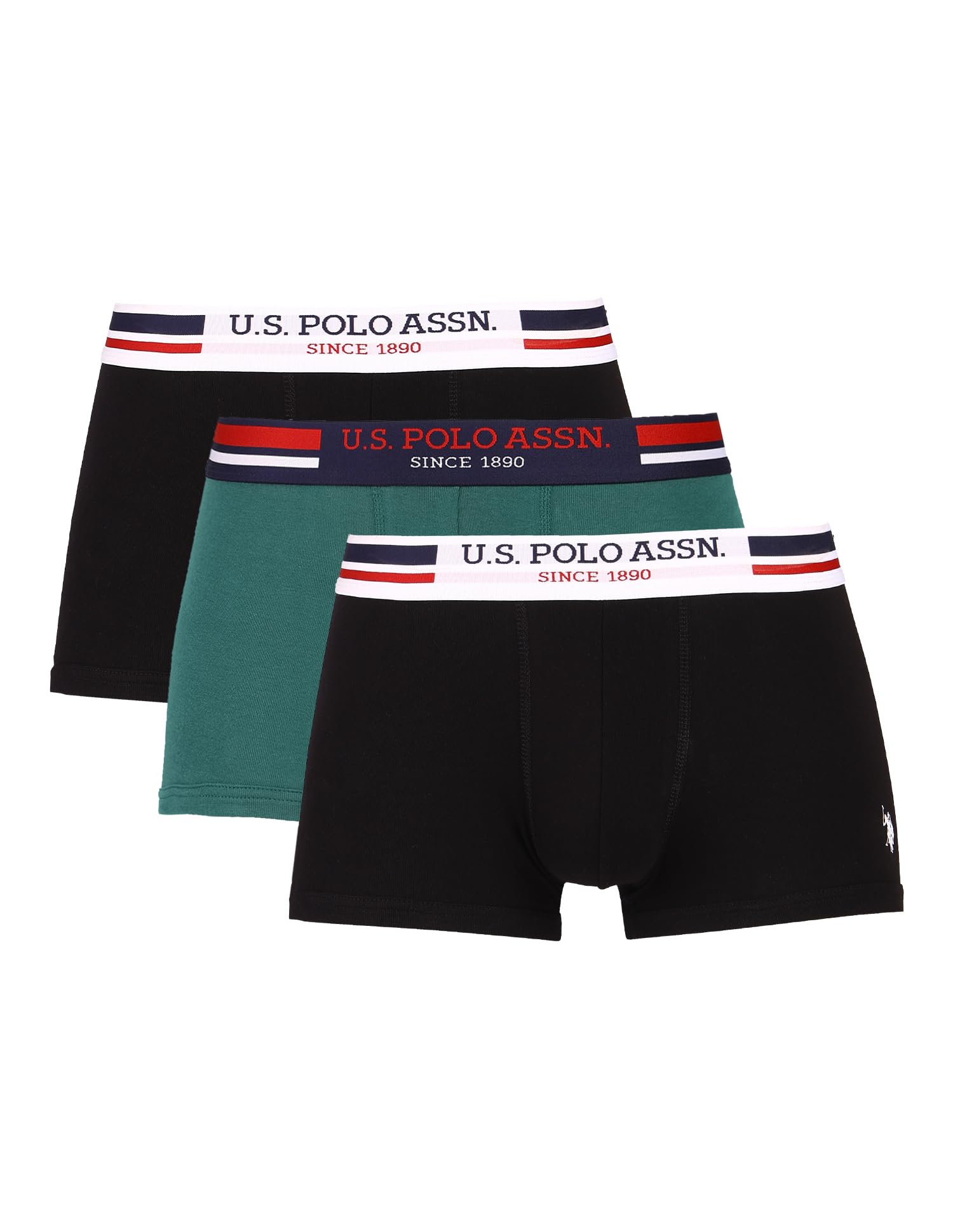 Mens I641 Anti Microbial Essential Boxer Underwear Brief -Pack of 3-image-39