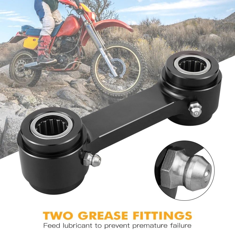Do XR650L 1993-2025 XR600R 1985-2025 XR 650L 600R Zestaw łączników obniżających Łączniki zawieszenia | Zestaw łączników obniżających motocykla 1,18 cala/30 mm(Black)