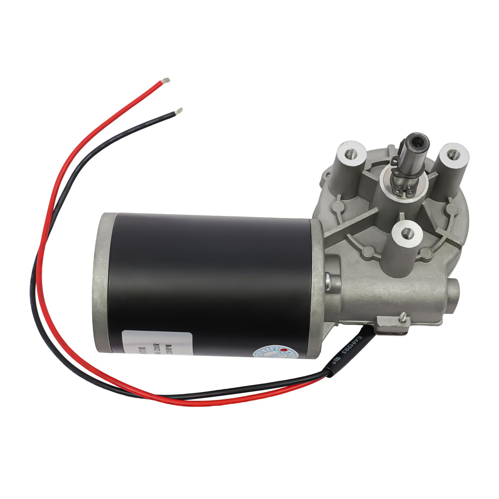 D63R-1260-220R - Fil électrique - Moteur CC - Moteur à engrenages CC - Moteur à engrenages électrique - 60 W-12 V - Pour emballage, impression, textile, teinture