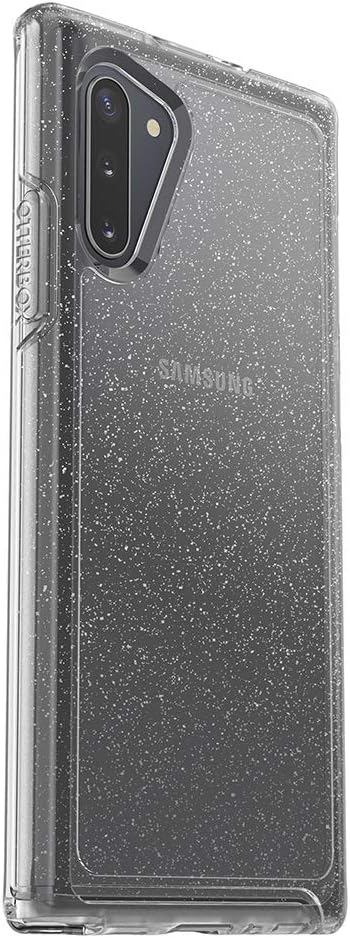 OtterBox Symmetry Clear Series Case for Samsung Galaxy Note10 - Stardust (Silver Flake/Clear) - Image 4
