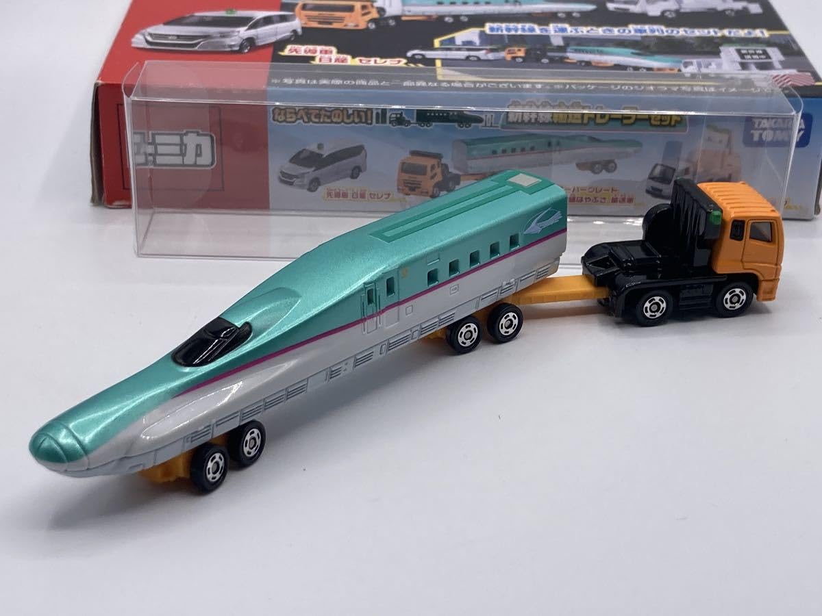 Amazon | トミカ ギフト 新幹線輸送 トレーラー セット 三菱ふそう