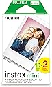 FUJIFILM Instax Mini Instant Film Twin Pack (White), 20 Photos
