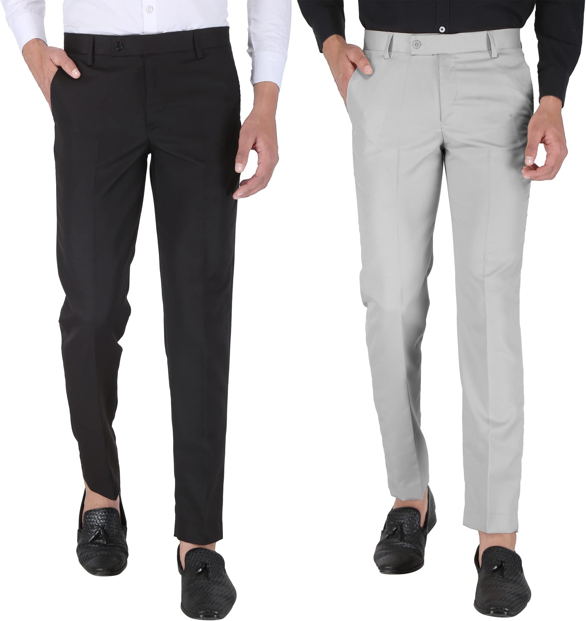 UpToDate Fashion Mens Slim Regular Fit Formal Trouser Formal Pant for Men