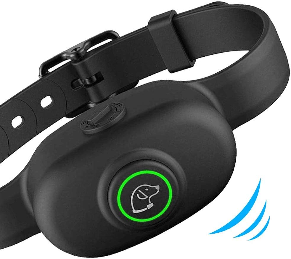 Dog Collar Anti Barking Device - Moer Sky Shock Collar for Large Dogs Small Dogs and Medium Dogs - Rechargeable Bark Collar with Sound Warning Vibration Electric Stimulation Bark Control Collar