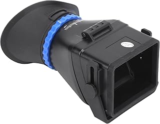 Camcorder Screen Viewfinder, Detail Shooting Optical Glass Macro Shooting Adjustable Diopter Viewfinder for SLR Cameras for Mirrorless Cameras