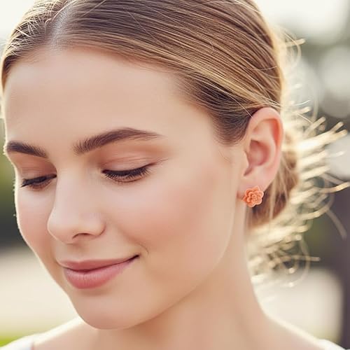 Miniatura 4 de Aretes hipoalergénicos de suculentas Pretty Smart para orejas sensibles