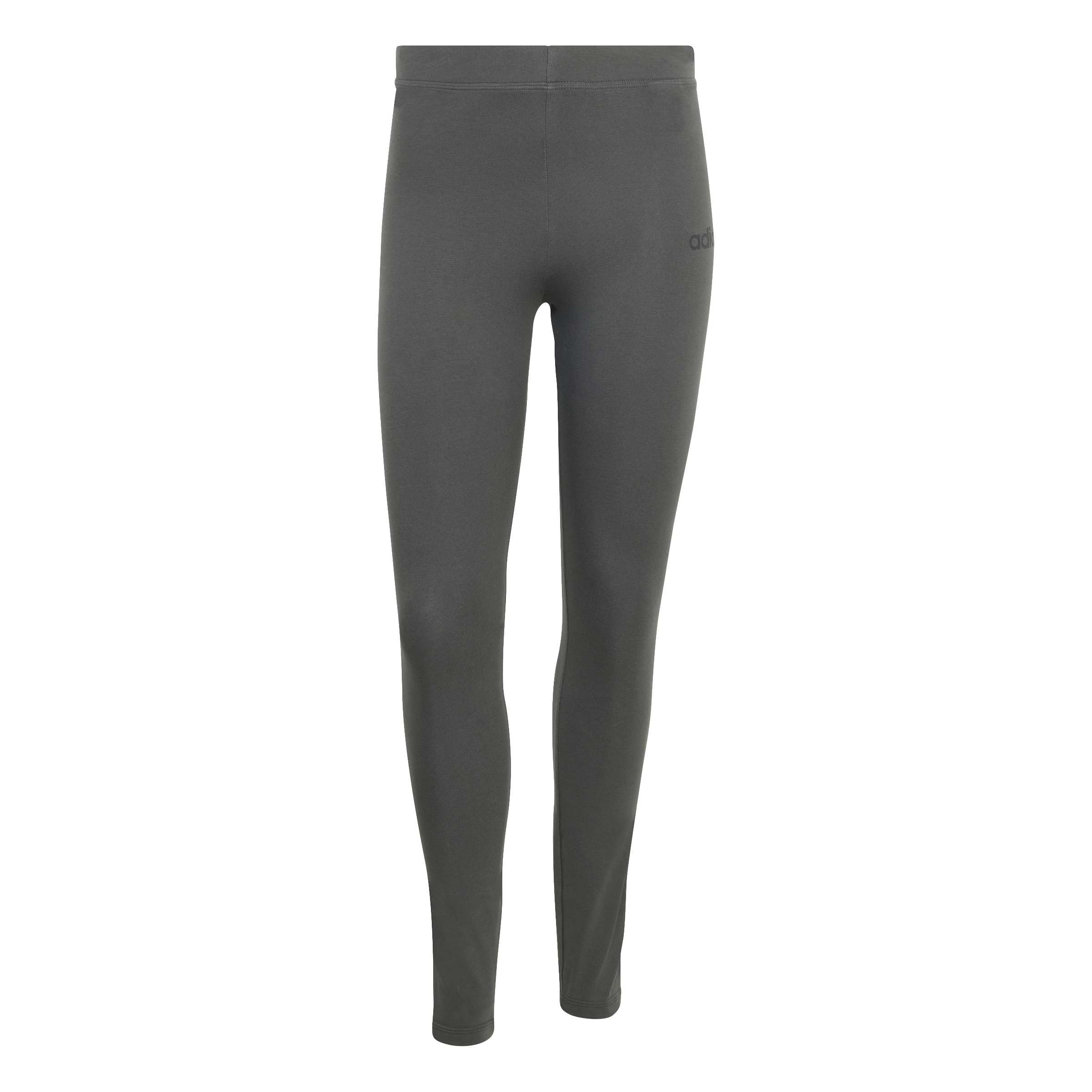 adidas Femme ESSENTIALS LINEAR COTTON LEGGINGS, grey six/black, XS