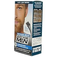 Vista 58 de JUST FOR MEN Color Gel Mustache & Beard M-35 Marrón Medio 1 ea (Paquete de 4)