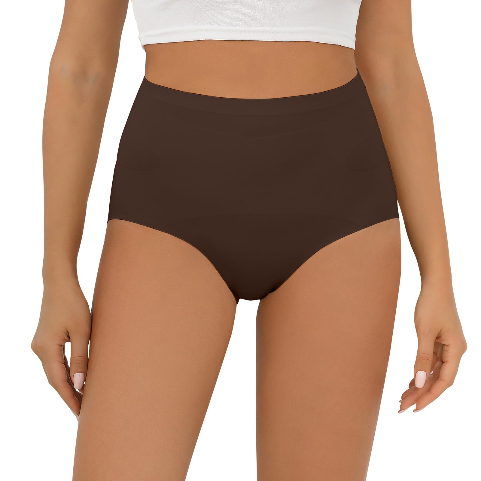 FallSweet Mutande Donna Mutande Pancera Contenitiva Intimo Modellante Donna Vita Alta Senza Cuciture Slip Culotte Taglia EU