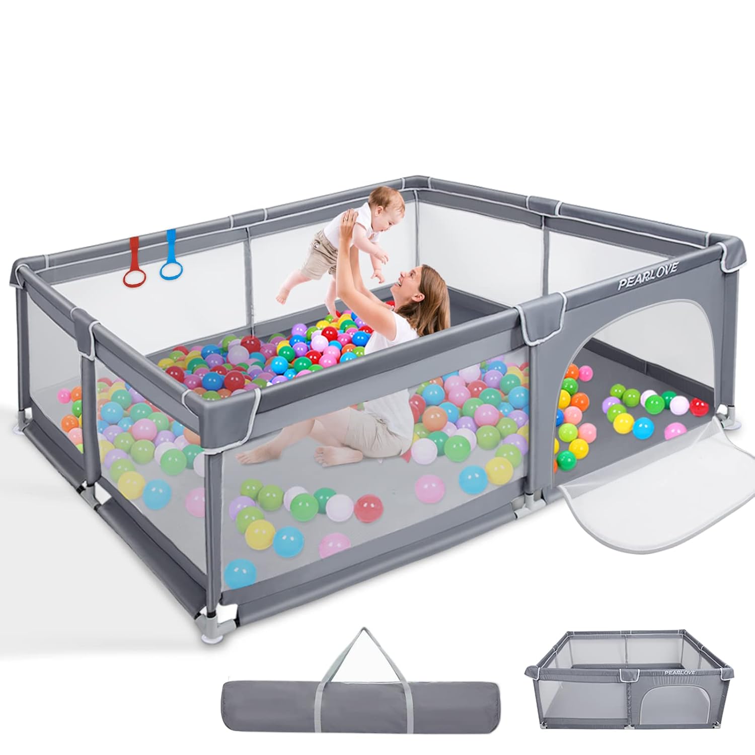 Baby Playpen, 71x59 Extra Large Playpens for Babies and