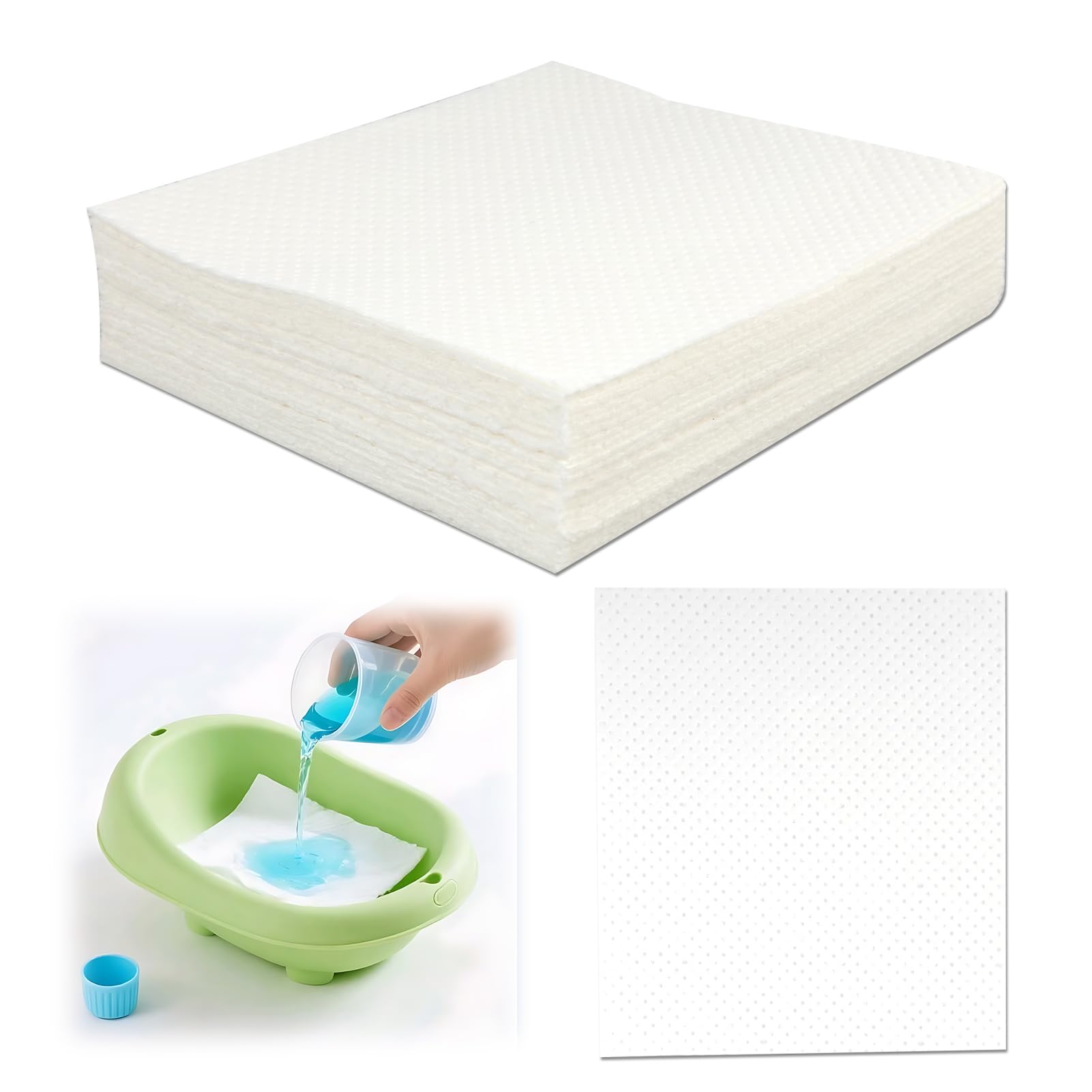 Lot de 40 coussins absorbants jetables pour toilettes portables, bassins de lit et urinoirs, solidification rapide du gel jusqu'à 80 ml