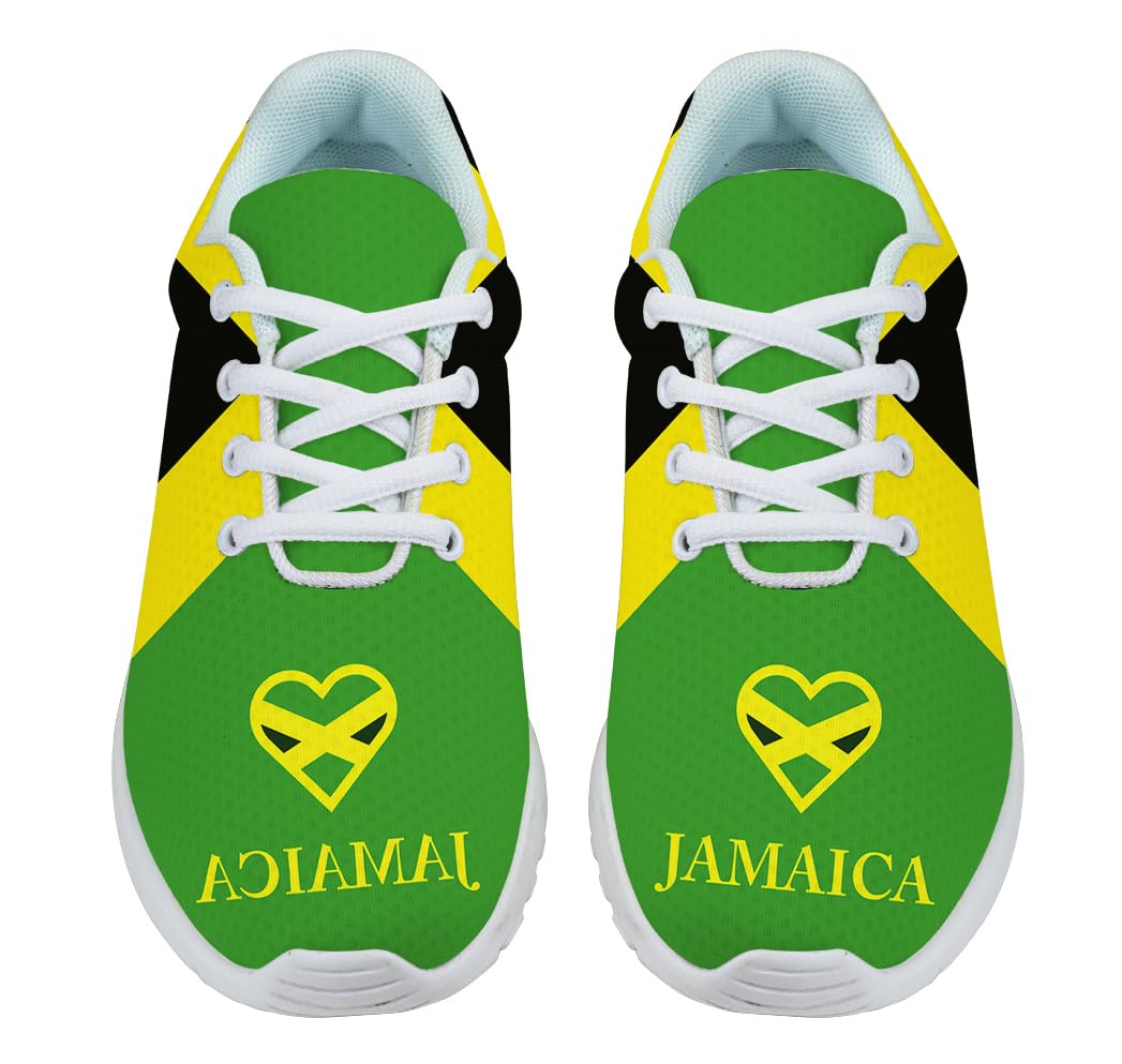 Jamaica Flag Shoes for Women Men Trail Running Casual Fashion Sneakers Slip-on Tennis Shoes