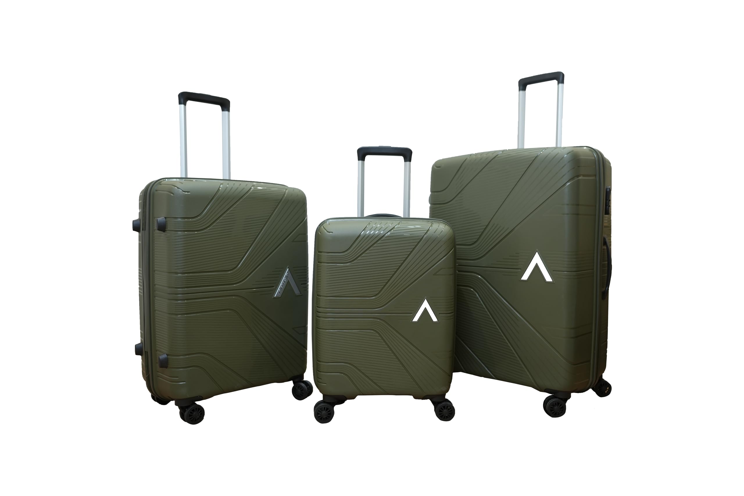 vip Aristocrat Trolley Bag Set, 55/65/75 cm, Hardside PP Shell, Dual Wheels, Multi-Stage System, 10-Number Zipper, 7-Year Warranty (Ivory, Set of 3)-picture-26