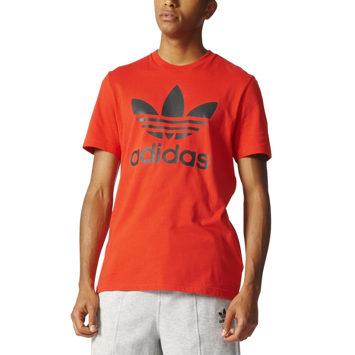 adidas Originals Men's Trefoil T-Shirt White/Easy Yellow Small — view 26
